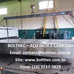 reservatório em aço inoxidável