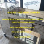 carrinho inox para transporte