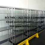 estante em aço inoxidavel