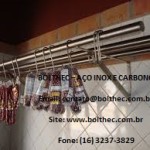 suporte para frios em aço inoxidável