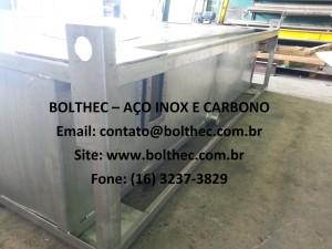 reservatório em aço inox
