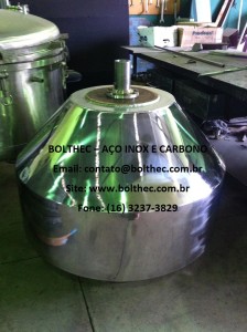 tambor drageadeira em aço inox